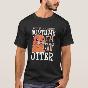 T-shirt Loutre Pour Loutre De Mer Furet Poisson Loutre Ani