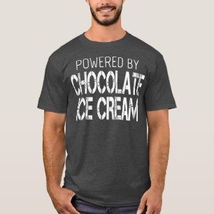 T-shirt Louvain De Glace Chocolatée Alimenté Par Chocola