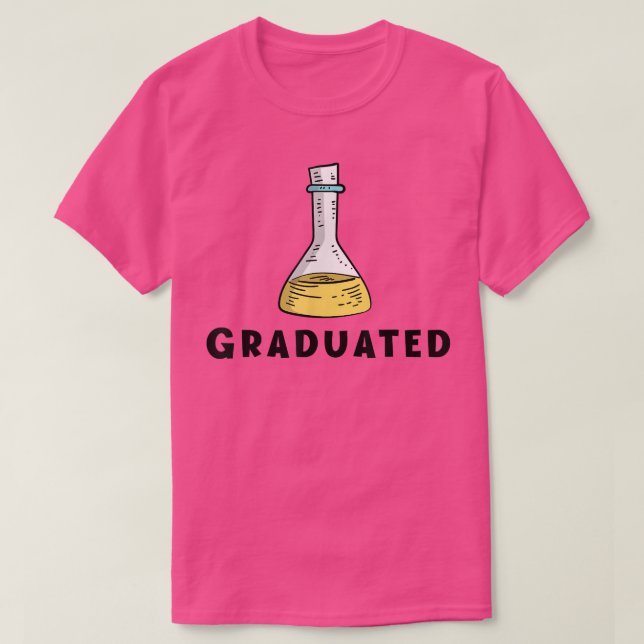 T-shirt Louveur scientifique diplômé en fiole 898 (Design devant)