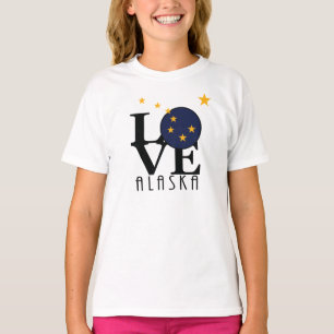 T-shirt LOVE Alaska (impression avant)