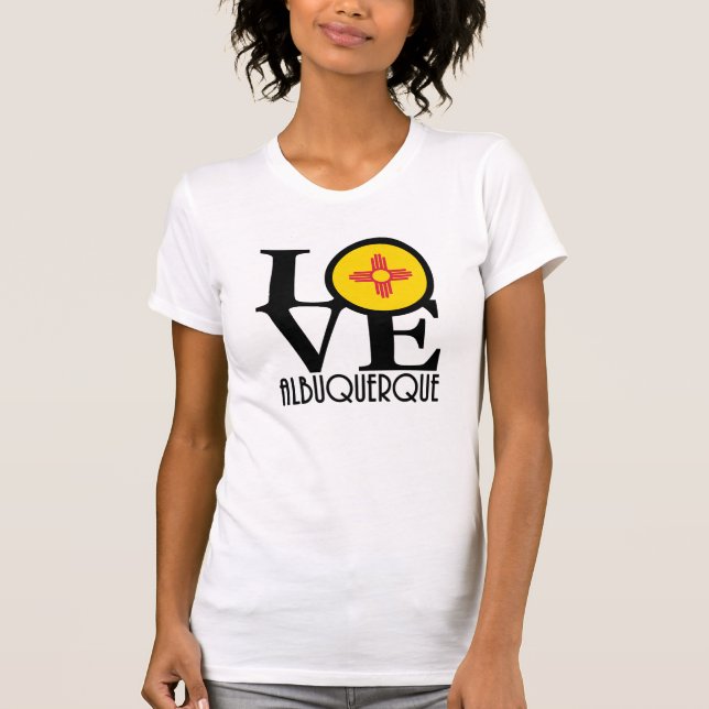 T-shirt LOVE Alb (Devant)