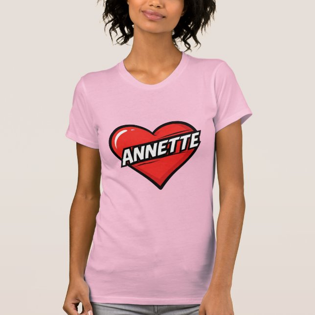 T-shirt Love Annette (Devant)