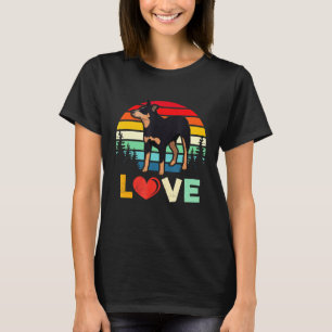 T-shirt Love Australian Chattle Chien Rouge Blue Heeler Ma
