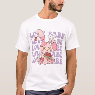 T-shirt Love Babe Valentine Bunny