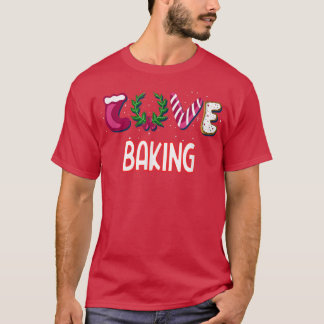 T-shirt LOVE Baking Design pour un amateur de boulangerie