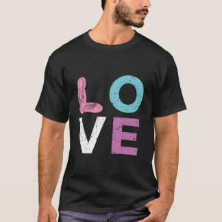 T-shirt Love Ballet Cadeaux Vêtements Pour Danseurs