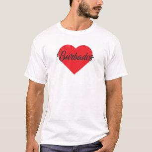 T-shirt Love Barbados