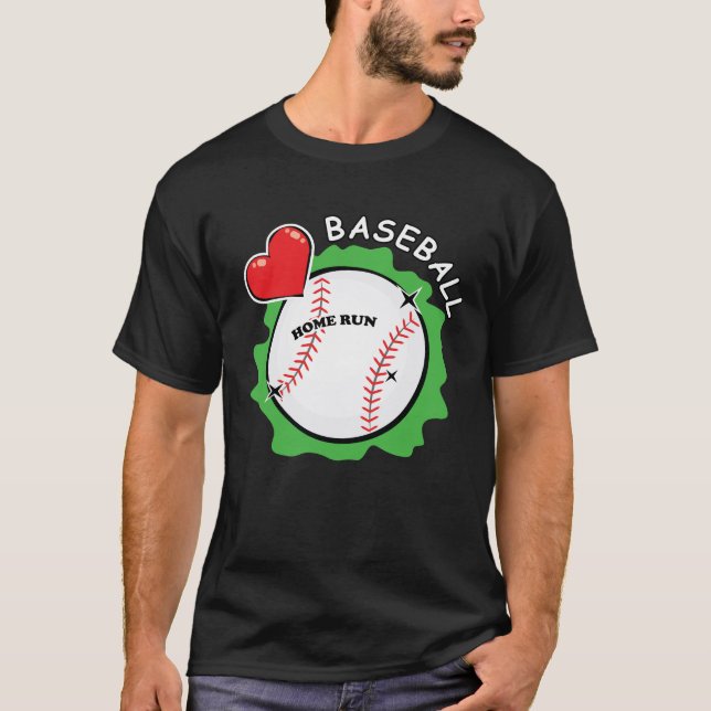 T-shirt Love Baseball (Devant)