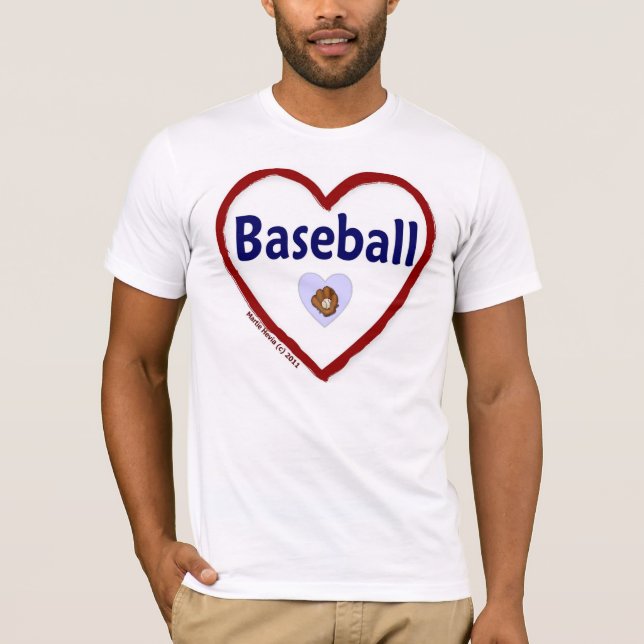 T-shirt Love Baseball (Devant)