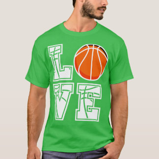 T-shirt Love Basketball