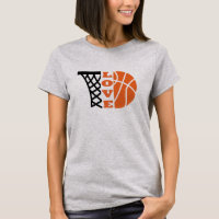 Love Basketball hoop et orange ball