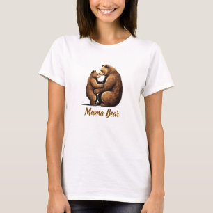 T-shirt Love Bear Embrace - Mama Bear Mothers Day