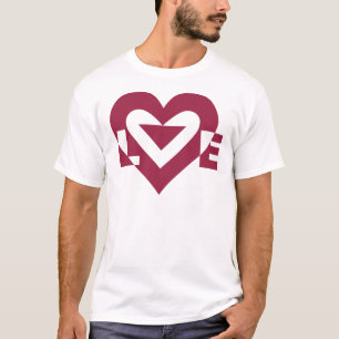 T-shirt Love Berry Purple