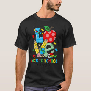 T-shirt Love Bibliothèque Vie Pommes Retour À L'École Ense