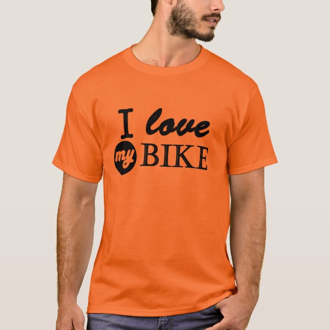 T-shirt Love bike (Devant)