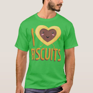 T-shirt Love Biscuits Baking Biscuits