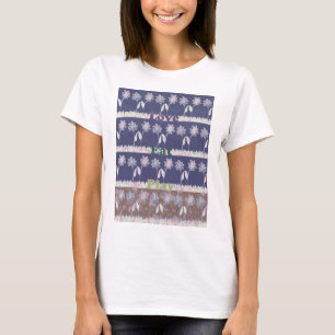 T-shirt Love Bleu Baby shower couleurs.png