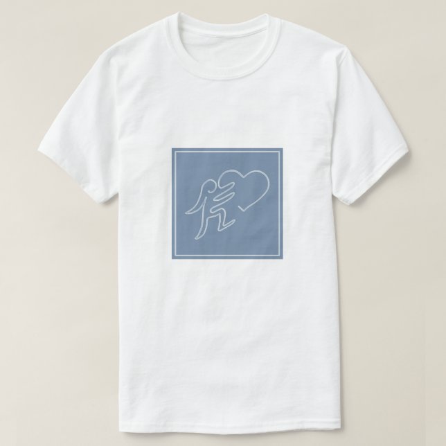 T-SHIRT LOVE (BLUEBERRY) (Design devant)
