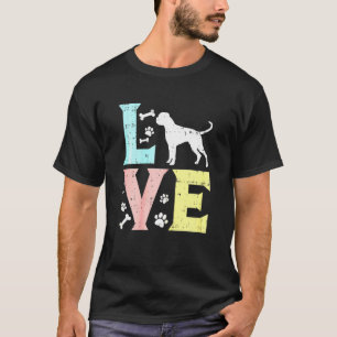 T-shirt Love Boxer Animal Chien Propriétaire Femmes Filles