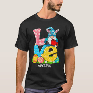 T-shirt Love Boxing Pâques Gnome Panier de chasse aux oeuf
