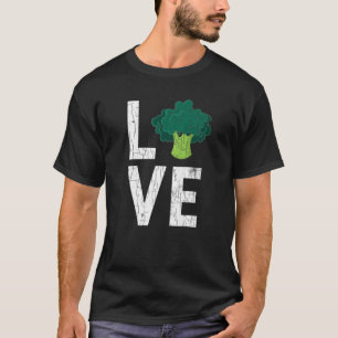 T-shirt Love Broccoli Funny Vegan Vegetables Vegetarian Gr