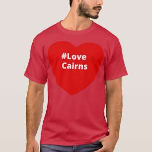 T-shirt Love Cairns Hashtag Heart
