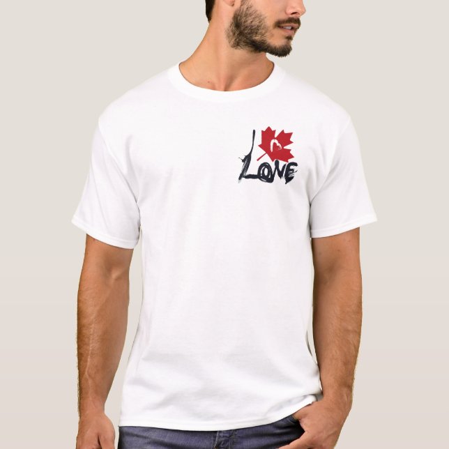 T-shirt Love Canada (Devant)