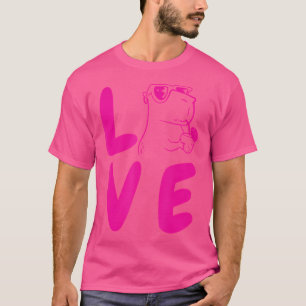 T-shirt Love Capybara