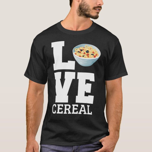T-shirt Love Cereal (Devant)