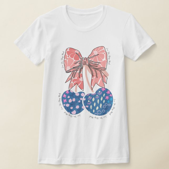 T-shirt Love cerise beaucoup de fruit drôle (Poser)