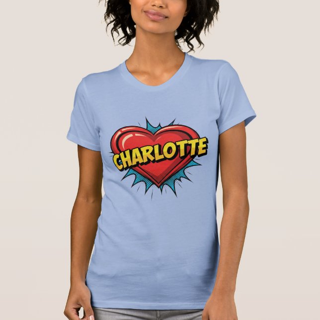 T-shirt Love Charlotte (Devant)