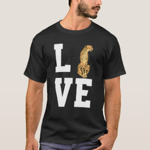 T-shirt Love Cheetah Apparel Grand Chat