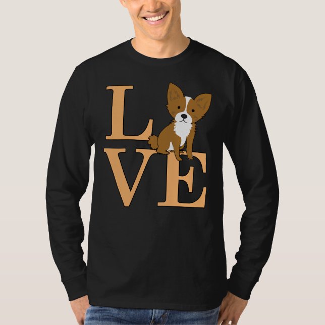 T-shirt Love Chihuahua (Devant)