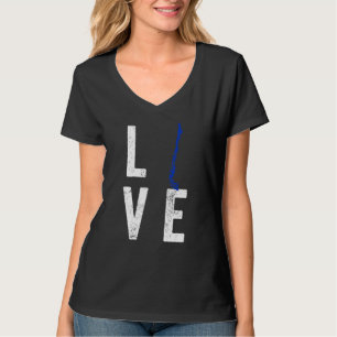 T-shirt Love Chile Carte Fête Nationale Chilienne Fiestas 