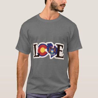 T-shirt Love Colorado Transplant Oversized