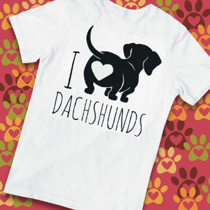 T-shirt Love Dachshunds
