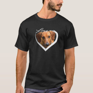 T-shirt Love Dachshunds Doxie Wiener Chien chiot