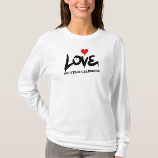 T-shirt Love de Nouvelle-Calédonie