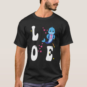 T-shirt Love Dolphins Dolphin Sea Graphisme