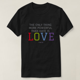 T-shirt LOVE (double sided) (dark) - A MisterP Shirt