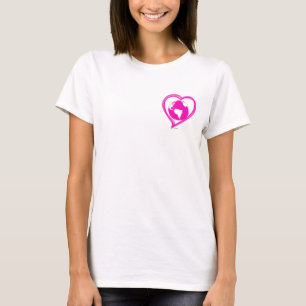 T-shirt LOVE EARTH (Rose)
