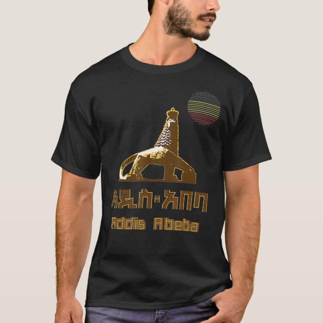 T-shirt Love Ethiopia Addis Abababa city (Devant)