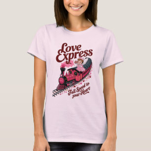 T-shirt Love Express Saint-Valentin
