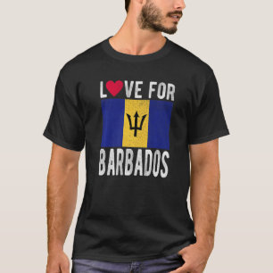 T-shirt Love for Barbados Premium