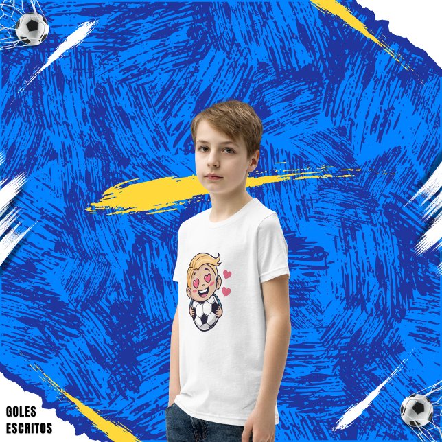 T-shirt Love for soccer kawaii anime design (Créateur téléchargé)