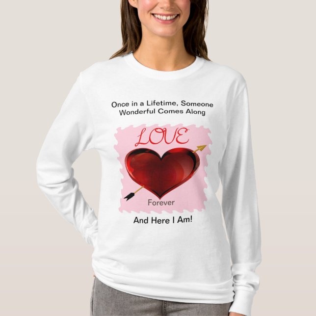 T-shirt Love Forever Stamp (Devant)