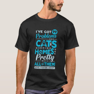 T-shirt Love Foster Adopter Cat Adoption Citations Animal 