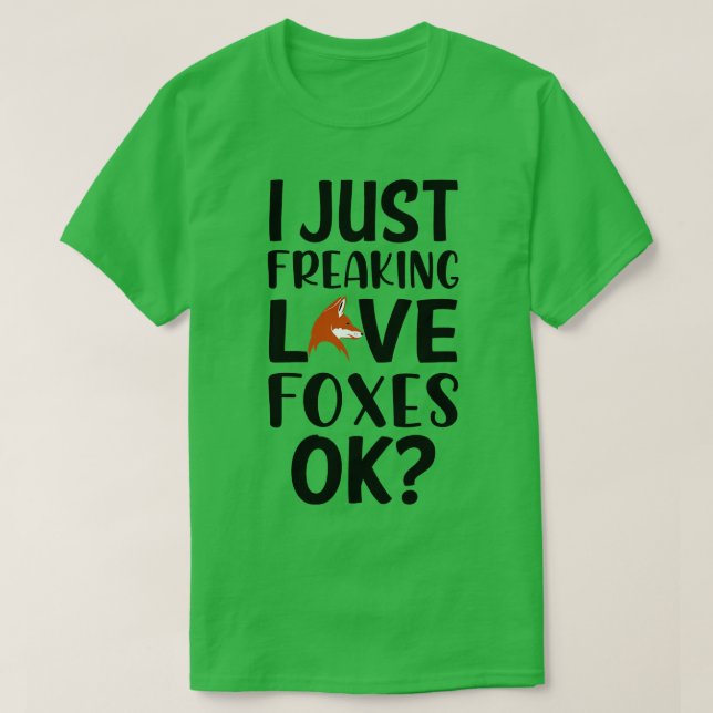T-shirt Love Foxes 1 (Design devant)