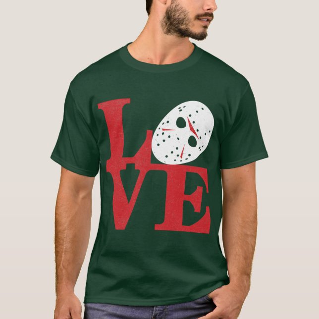 T-shirt LOVE Friday the 13th (Devant)
