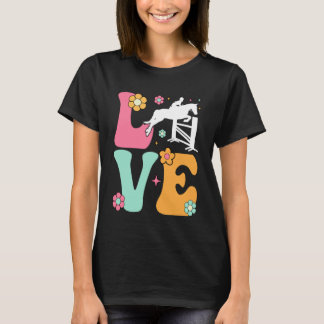 T-shirt Love Funny Horse Boho Equestrian Horseback Riding